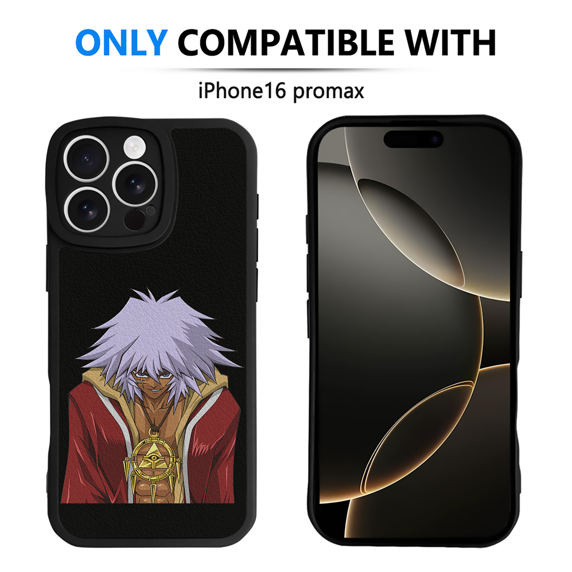 遊☆戯☆王 Yu-Gi-Oh! 【iPhone 16シリーズ対応】シリコンスマホケース（レザー調） 材質：シリコン